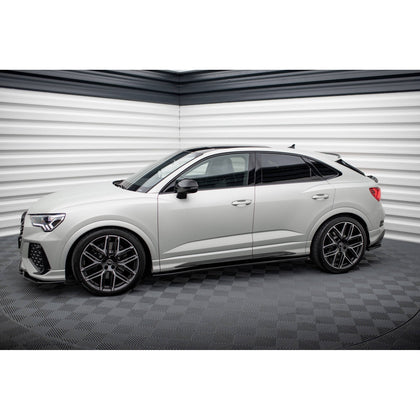 Maxton sideskørter til Audi Q3 S-Line / RSQ3 Sportback / SUV F3 – blank sort – billede 3 af 6