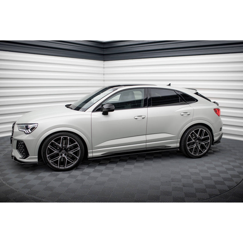 Maxton sideskørter til Audi Q3 S-Line / RSQ3 Sportback / SUV F3 – blank sort – billede 3 af 6