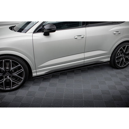 Maxton sideskørter til Audi Q3 S-Line / RSQ3 Sportback / SUV F3 – blank sort – billede 1 af 6