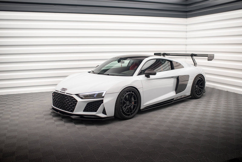 Maxton sideskørter til Audi R8 Mk2 Facelift – blank sort – billede 4 af 6