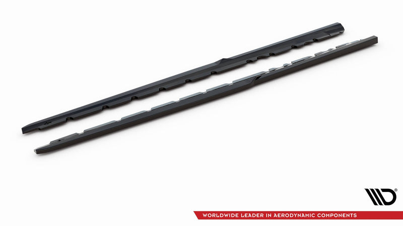 Maxton sideskørter til Audi R8 Mk2 Facelift – blank sort – billede 6 af 6