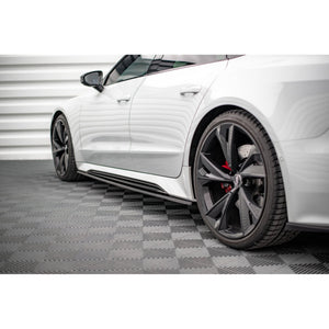 Maxton sideskørter til Audi RS7 C8 – blank sort – billede 2 af 4