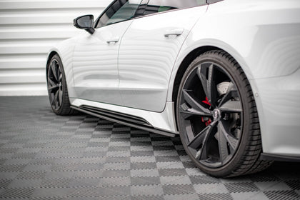 Maxton sideskørter til Audi RS7 C8 – blank sort – billede 2 af 4