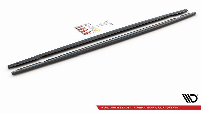 Maxton sideskørter til Audi RS7 C8 – blank sort – billede 4 af 4