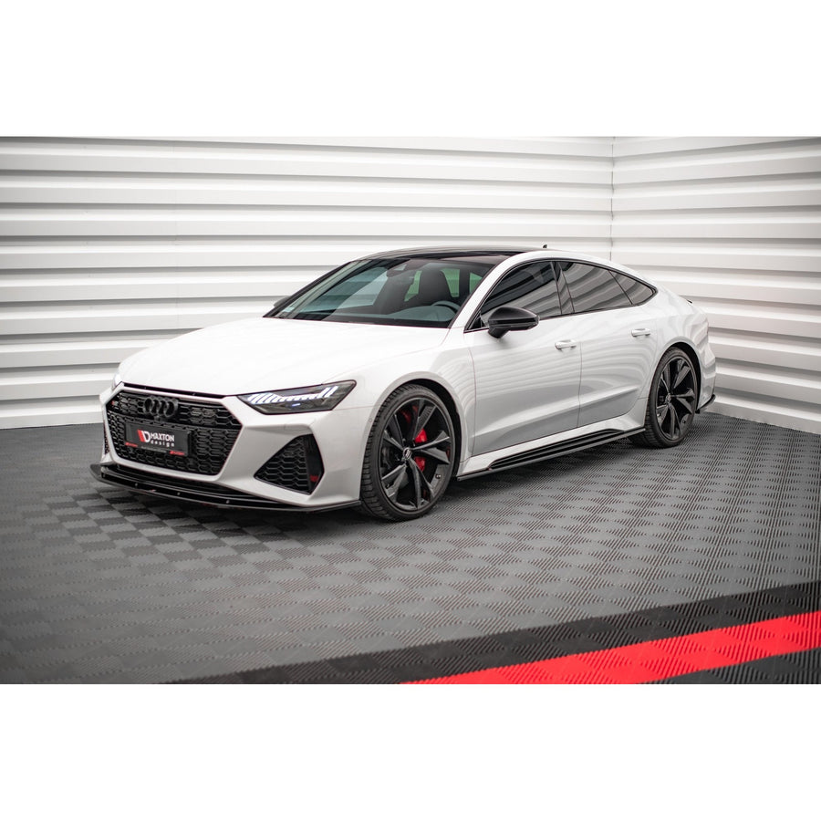Maxton sideskørter til Audi RS7 C8 – blank sort – billede 1 af 4
