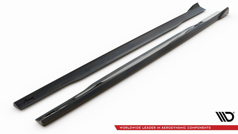 Maxton sideskørter til Audi S8 D4 – blank sort – billede 5 af 5