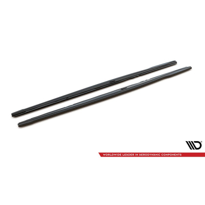 Maxton sideskørter til BMW 1 M135i / M140i / M-Pack F20 – blank sort – billede 4 af 5