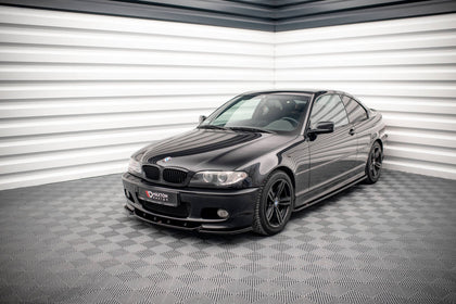 Maxton sideskørter til BMW 3 Coupe M-Pack E46 – blank sort – billede 2 af 6