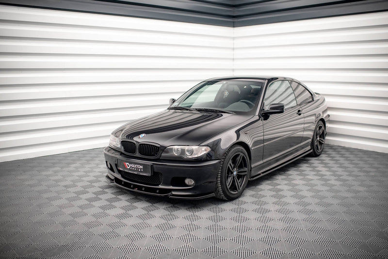 Maxton sideskørter til BMW 3 Coupe M-Pack E46 – blank sort – billede 2 af 6