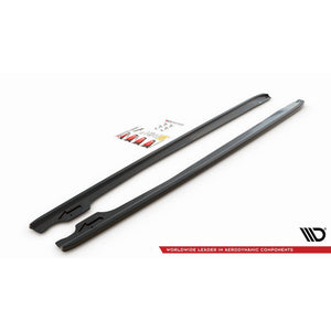 Maxton sideskørter til BMW 3 Coupe M-Pack E46 – blank sort – billede 5 af 6