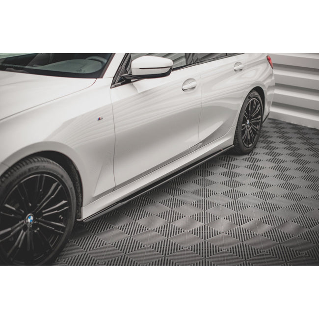 Maxton sideskørter til BMW 3 G20 / G21 M-Pack – blank sort – billede 1 af 4
