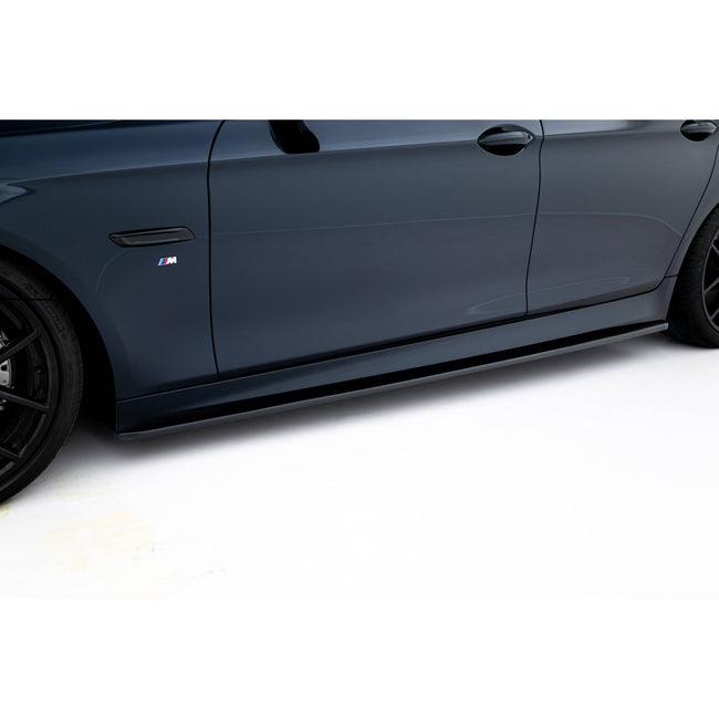Maxton sideskørter til BMW 5 F10/F11 M-Pack / M5 – blank sort – billede 1 af 6