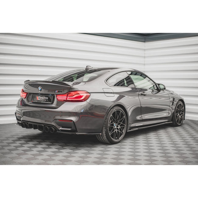 Maxton sideskørter til BMW M4 F82 – blank sort – billede 2 af 5