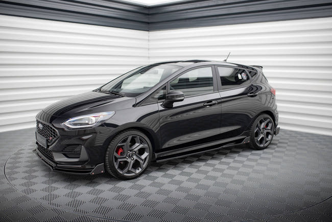 Maxton sideskørter til Ford Fiesta ST / ST-Line – blank sort – billede 2 af 6