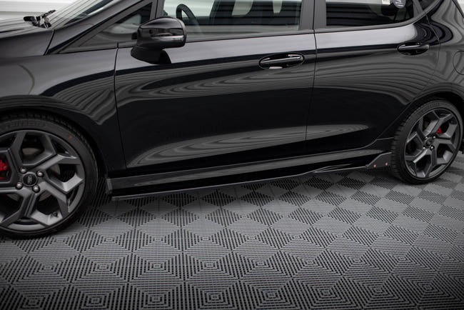 Maxton sideskørter til Ford Fiesta ST / ST-Line – blank sort – billede 1 af 6