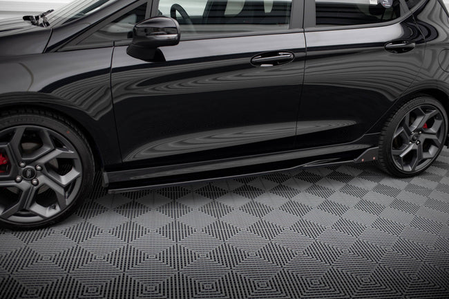 Maxton sideskørter til Ford Fiesta ST / ST-Line – blank sort – billede 1 af 6