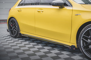 Maxton sideskørter til Mercedes-AMG A45 S – blank sort – billede 1 af 5