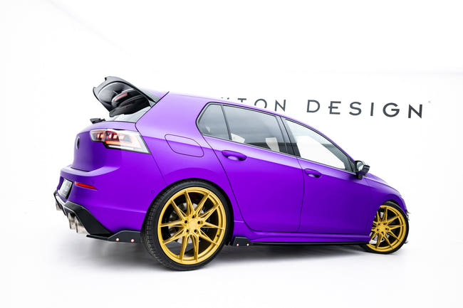 Maxton sideskørter til Volkswagen Golf R Hatchback Mk8 Facelift – blank sort – billede 1 af 7