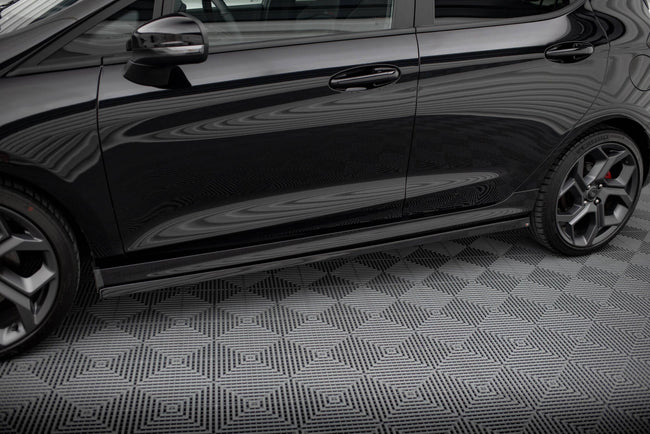 Maxton sideskørter til Ford Fiesta Mk8 ST / ST-Line – blank sort – billede 1 af 6