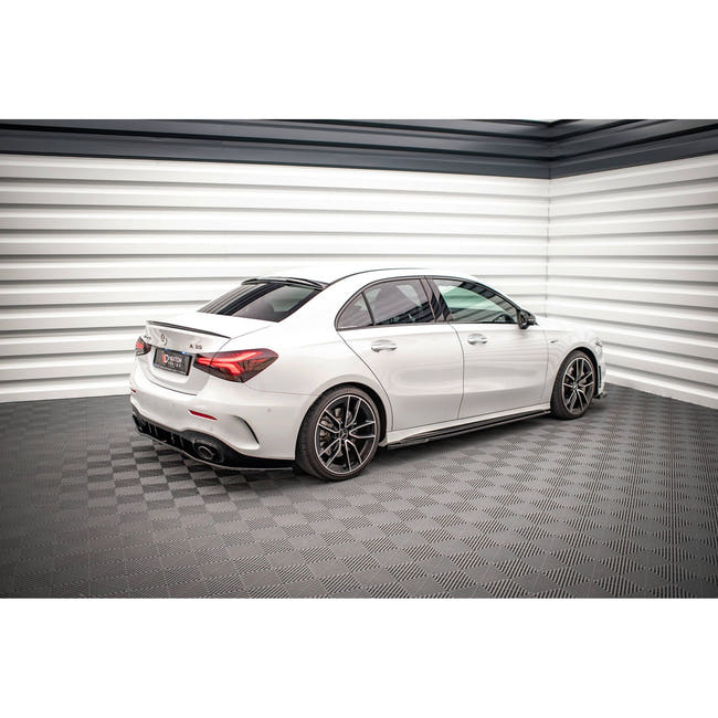 Maxton sideskørter til Mercedes A35 AMG / AMG-Line W177 – blank sort – billede 2 af 5