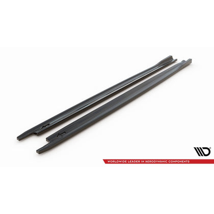 Maxton sideskørter til Skoda Octavia RS Liftback / Combi Mk4 Facelift – blank sort – billede 5 af 6
