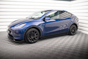 Maxton sideskørter til Tesla Model Y – blank sort – billede 3 af 6
