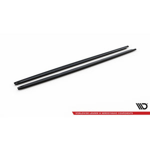 Maxton sideskørter til Toyota Yaris Mk4 – blank sort – billede 4 af 5