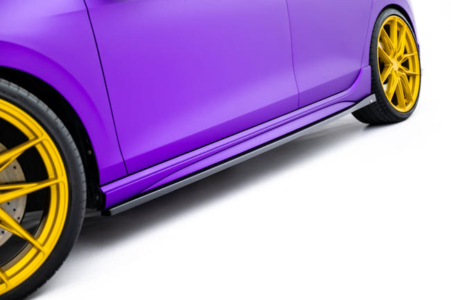 Maxton sideskørter til Volkswagen Golf R Hatchback Mk8 Facelift – blank sort – billede 2 af 7