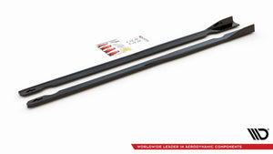 Maxton sideskørter til Volkswagen Golf R / R-Line Mk7 – blank sort – billede 4 af 5