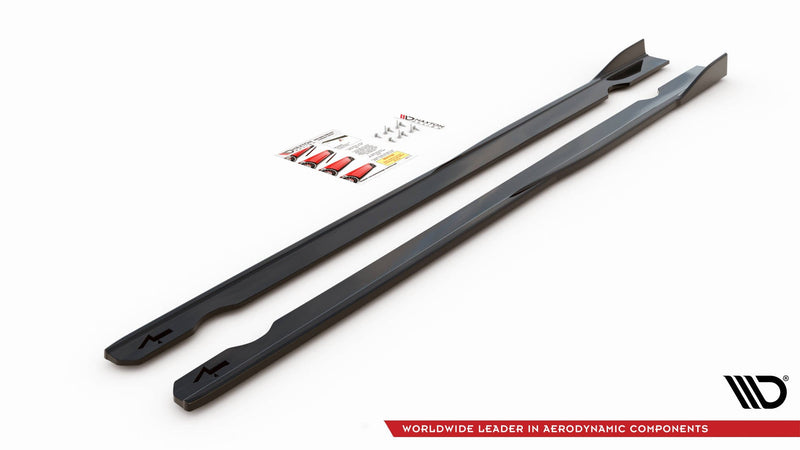 Maxton sideskørter til Volkswagen Golf R / R-Line Mk7 – blank sort – billede 5 af 5