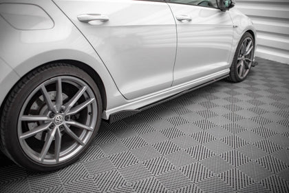 Maxton sideskørter til Volkswagen Golf R / R-Line Mk7 – blank sort – billede 3 af 5