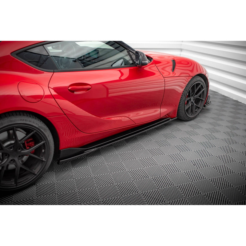 Maxton sideskørter til Toyota Supra Mk5 – blank sort – billede 2 af 4