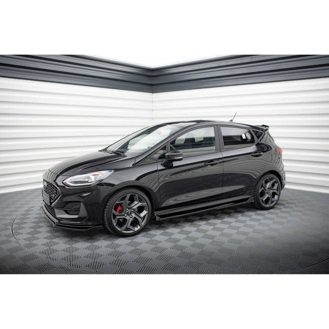 Maxton sideskørter til Ford Fiesta Mk8 ST / ST-Line – blank sort – billede 2 af 6