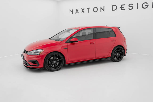 Maxton sideskørter til Volkswagen Golf R / R-Line Mk7 Facelift – blank sort – billede 2 af 6