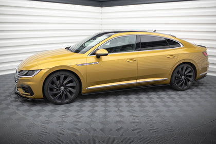 Maxton sideskørter til Volkswagen Arteon R-Line Sedan / Shooting Brake Mk1 – blank sort – billede 2 af 5