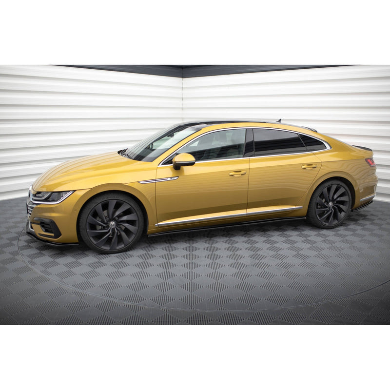 Maxton sideskørter til Volkswagen Arteon R-Line Sedan / Shooting Brake Mk1 – blank sort – billede 2 af 5