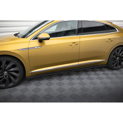 Maxton sideskørter til Volkswagen Arteon R-Line Sedan / Shooting Brake Mk1 – blank sort – billede 1 af 5