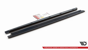 Maxton sideskørter til Volkswagen Caddy Mk5 / Ford Transit Connect Mk3 – blank sort – billede 4 af 5