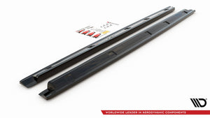 Maxton sideskørter til Volkswagen Caddy Mk5 / Ford Transit Connect Mk3 – blank sort – billede 5 af 5