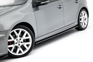 Maxton sideskørter til Volkswagen Golf GTI 35th / R20 Mk6 – blank sort – billede 1 af 6