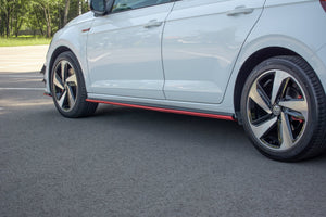 Maxton sideskørter til Volkswagen Polo GTI / R-line Mk6 – blank sort – billede 1 af 10