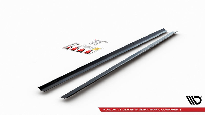Maxton sideskørter til Volkswagen Polo GTI / R-line Mk6 – blank sort – billede 9 af 10