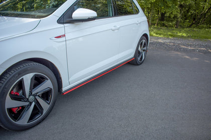 Maxton sideskørter til Volkswagen Polo GTI / R-line Mk6 – blank sort – billede 3 af 10