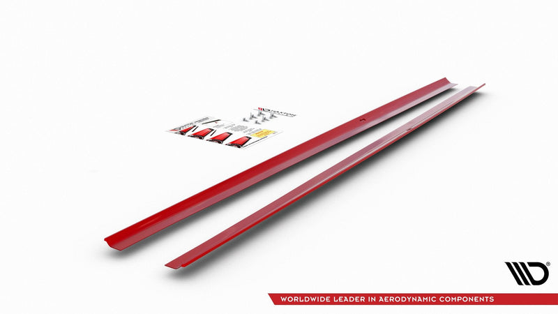 Maxton sideskørter til Volkswagen Polo GTI / R-line Mk6 – blank sort – billede 5 af 10