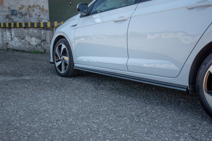 Maxton sideskørter til Volkswagen Polo GTI / R-line Mk6 – blank sort – billede 7 af 10