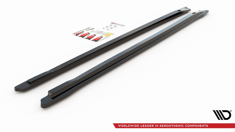 Maxton sideskørter til Volkswagen T-Cross – blank sort – billede 5 af 6