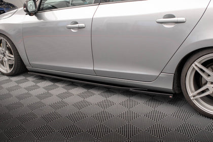 Maxton sideskørter til Volvo S60 Standard / R-Design Mk2 / Mk2 Facelift – blank sort – billede 3 af 7