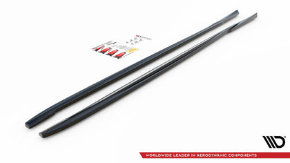 Maxton sideskørter til Volvo V70 Mk3 – blank sort – billede 5 af 6