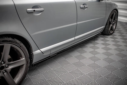 Maxton sideskørter til Volvo V70 Mk3 – blank sort – billede 2 af 6