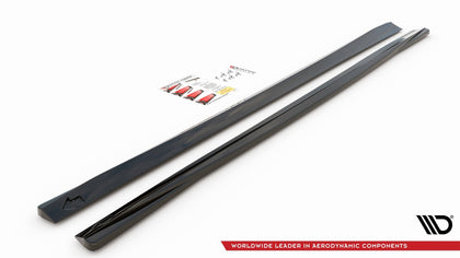 Maxton sideskørter til Volvo V90 Mk2 – blank sort – billede 4 af 5